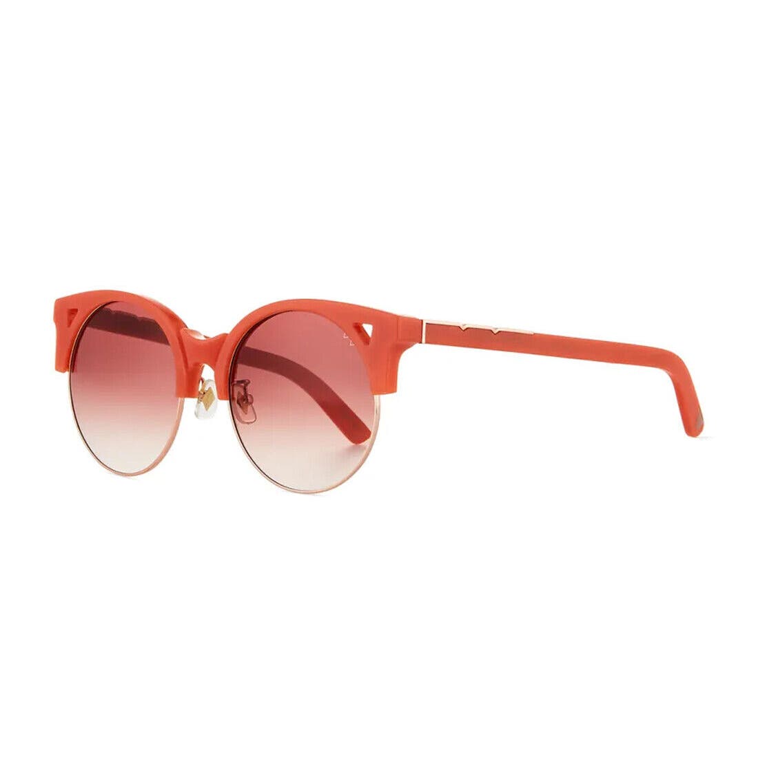 Pared “Up & At ‘Em” Coral & Rose Gold Sunglasses
