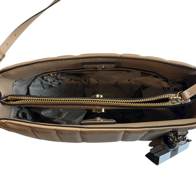 Nine West "Imogen" Swing Pack Crossbody Bag in Khaki Tan