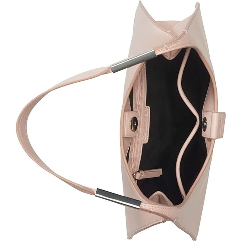 CALVIN KLEIN Women's "Audrey" Hobo In Rose Smoke Pink