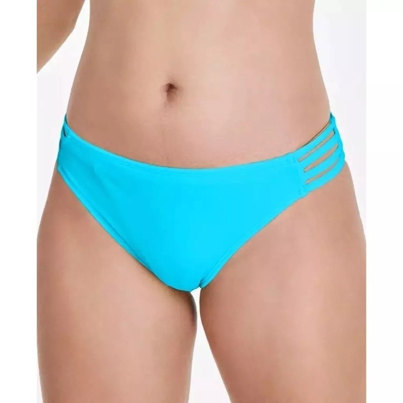 Salt + Cove Juniors' Strappy-Side Hipster Bikini Bottoms In Blue