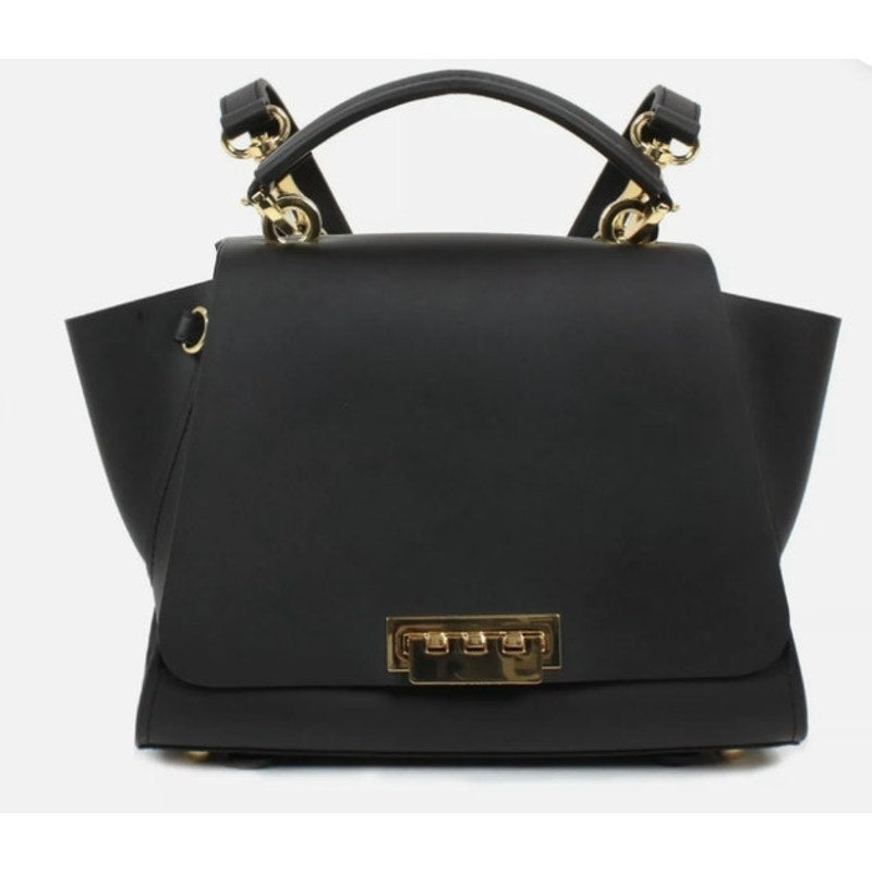 Zac Posen “Eartha” Iconic Black Leather Backpack, Wears Three Ways!