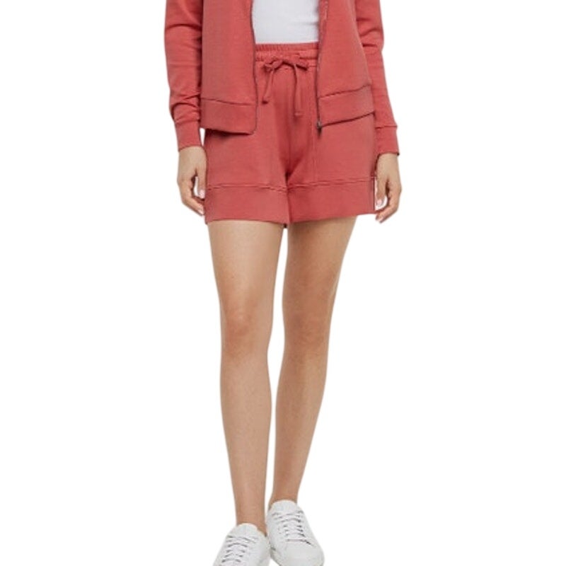Three Dots Women's Genevieve Shorts in Mineral Red