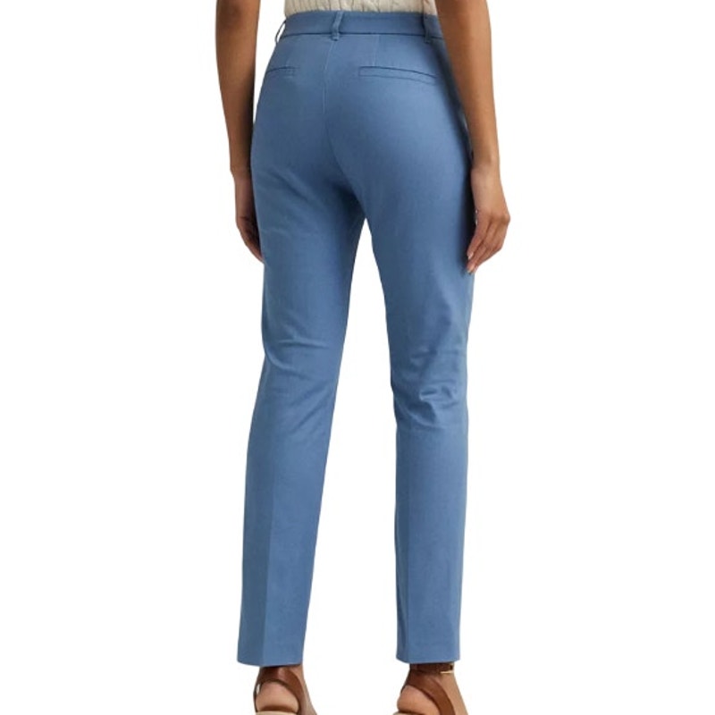 Lauren Ralph Lauren Women's Skinny Pants in Pale Azure Blue, Size 6