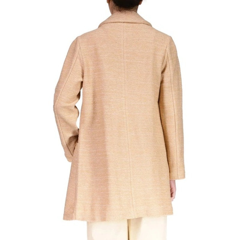 Sanctuary Carleton Cotton Blend Coat In Toasted Oats, Size XL
