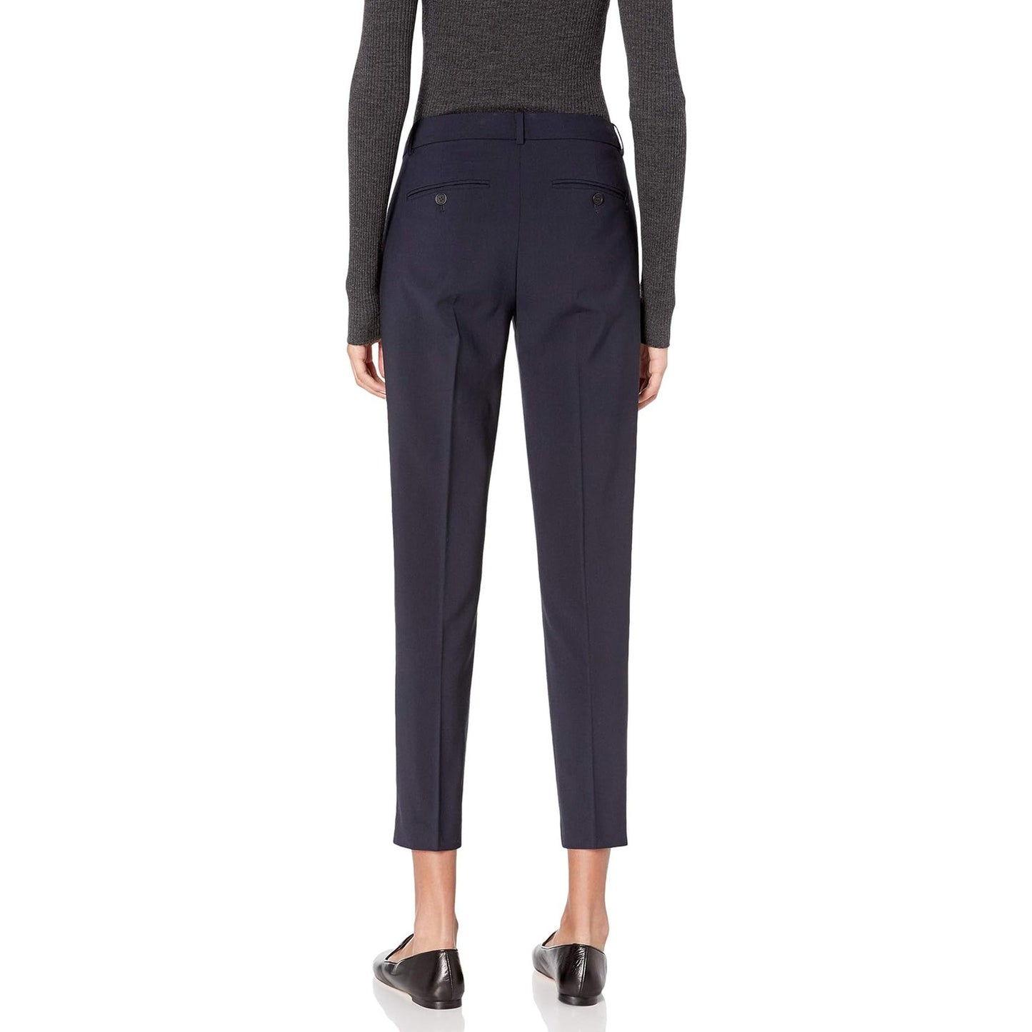 THEORY Women's Testra 2B Pants in Deep Navy Edition, Size 6