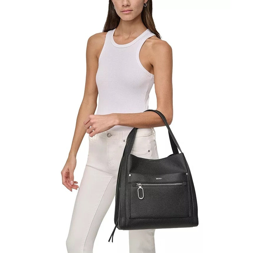 DKNY Women's "Nala" Medium Hobo in Black