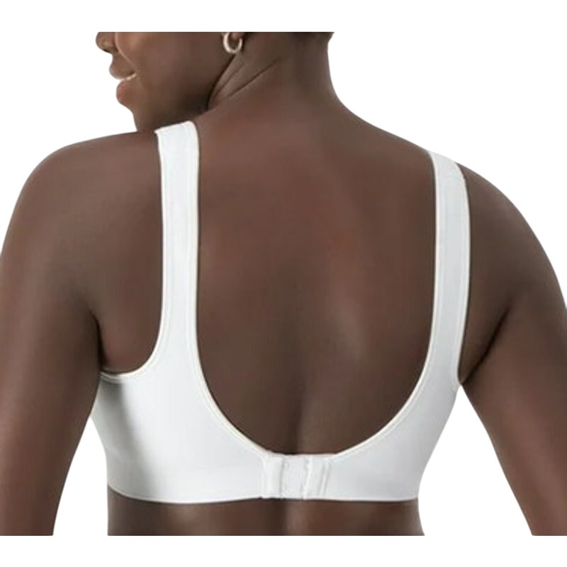 Bali Women's Cool Comfort Fabric White T-Shirt Bra
