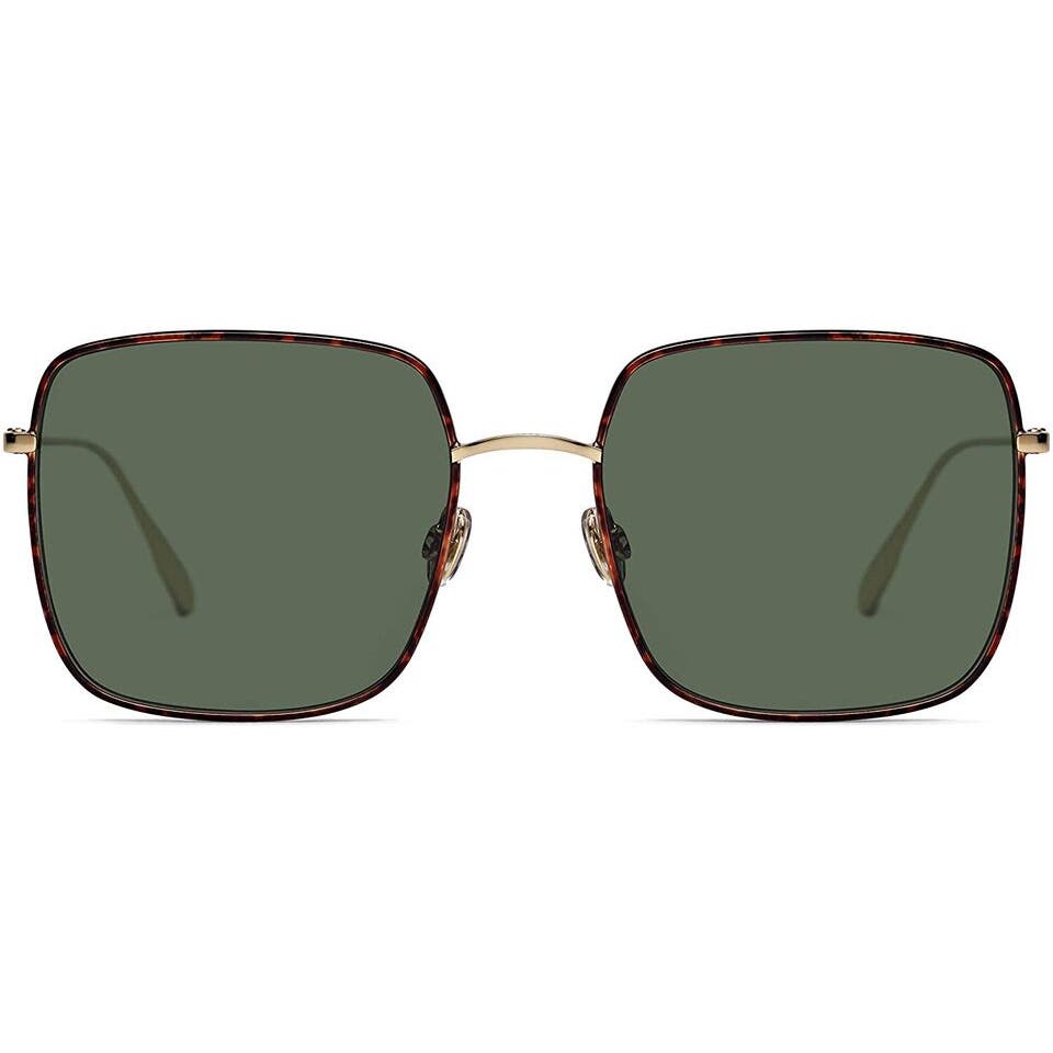 Dior “So Stellaire 1XS” Large Havana Brown & Black Sunglasses w/ Dark Lenses