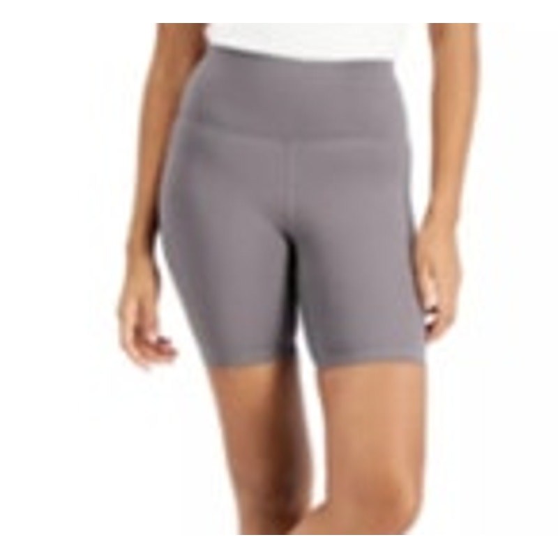 INC International Concepts Solid Gray Biker Shorts