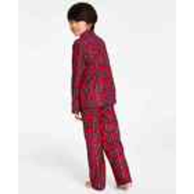 Family Pajamas Matching Kids Brinkley Red Plaid Pajama Set