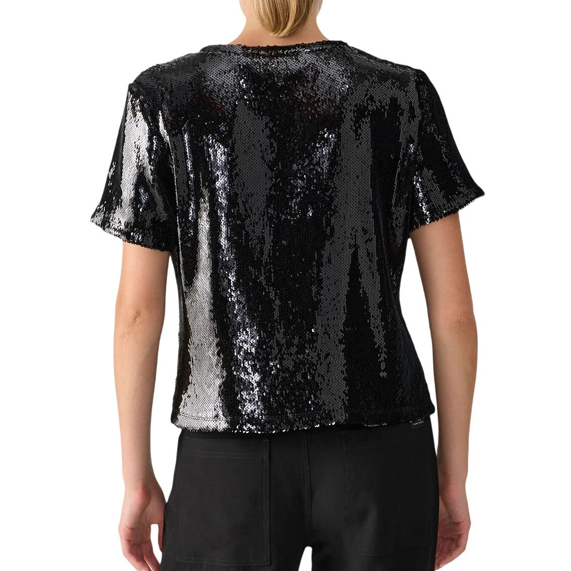 Sanctuary Women's Perfect Sequin Top in Black