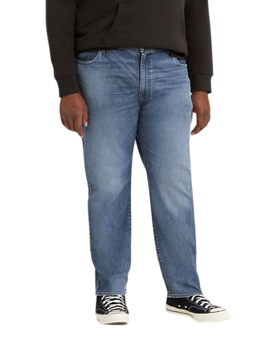 LEVI STRAUSS MEN'S 502 REGULAR TAPER MEDIUM RINSE JEANS