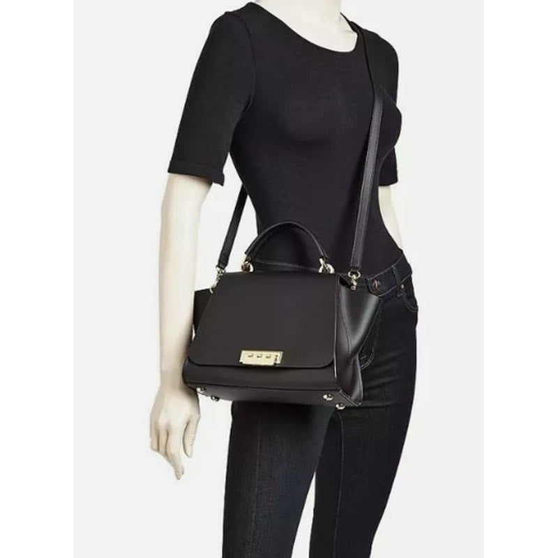 Zac Posen “Eartha” Iconic Black Leather Backpack, Wears Three Ways!