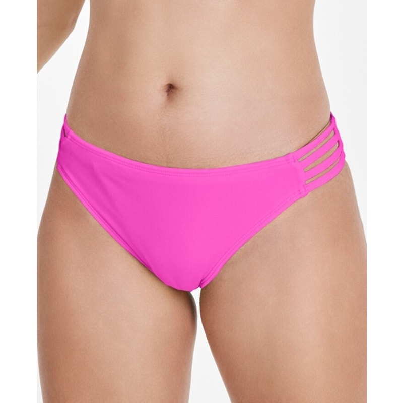 Salt + Cove Juniors' Strappy-Side Hipster Bikini Bottoms In Pink