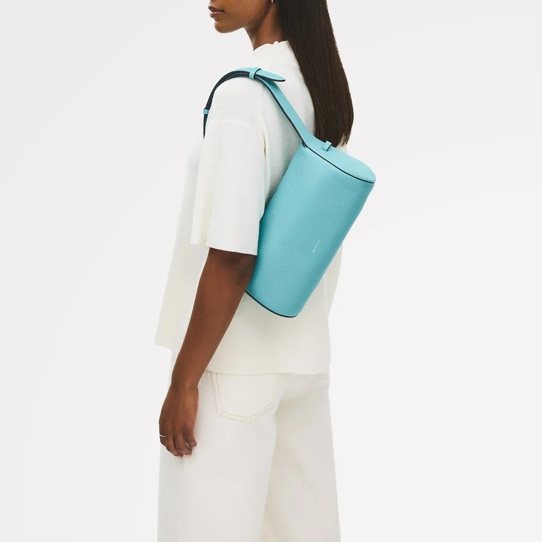 Radley London Abbey Mews Small Ziptop Shoulder Bag In Bright Blue