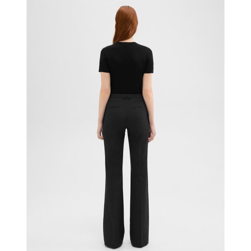 Theory Ladies Demitria Pant in Good Wool Black