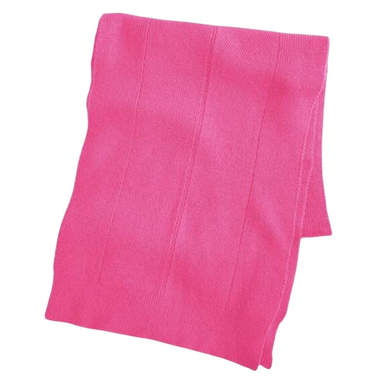 On 34th Women's Solid Multi-Stitch Scarf in Pink