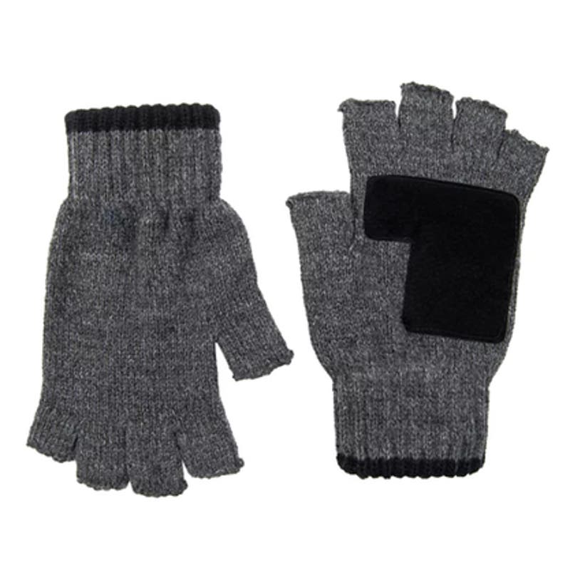 Levi's Levi Strauss Men's Deep Gray Fingerless Gloves, OSFM