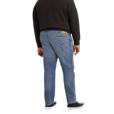 LEVI STRAUSS MEN'S 502 REGULAR TAPER MEDIUM RINSE JEANS