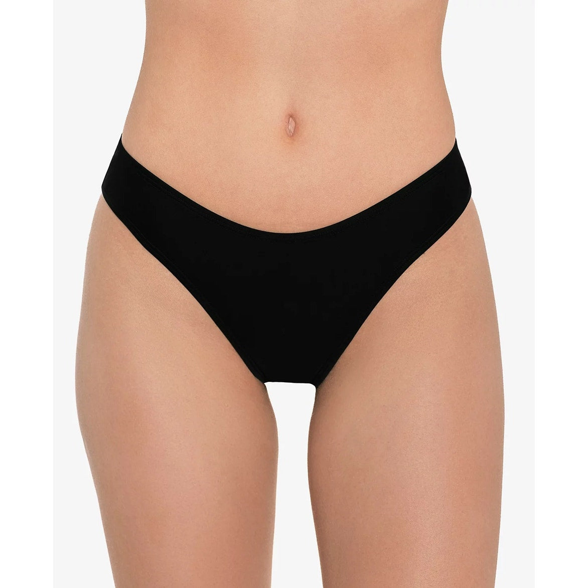 Salt + Cove Juniors' Scoop Hipster Bikini Bottoms in Black