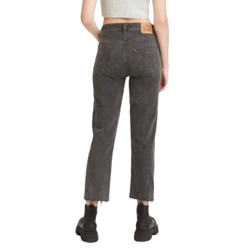 Levi's Women's 501 Cropped Straight Leg Jeans in Black, "Get Off My Cloud"