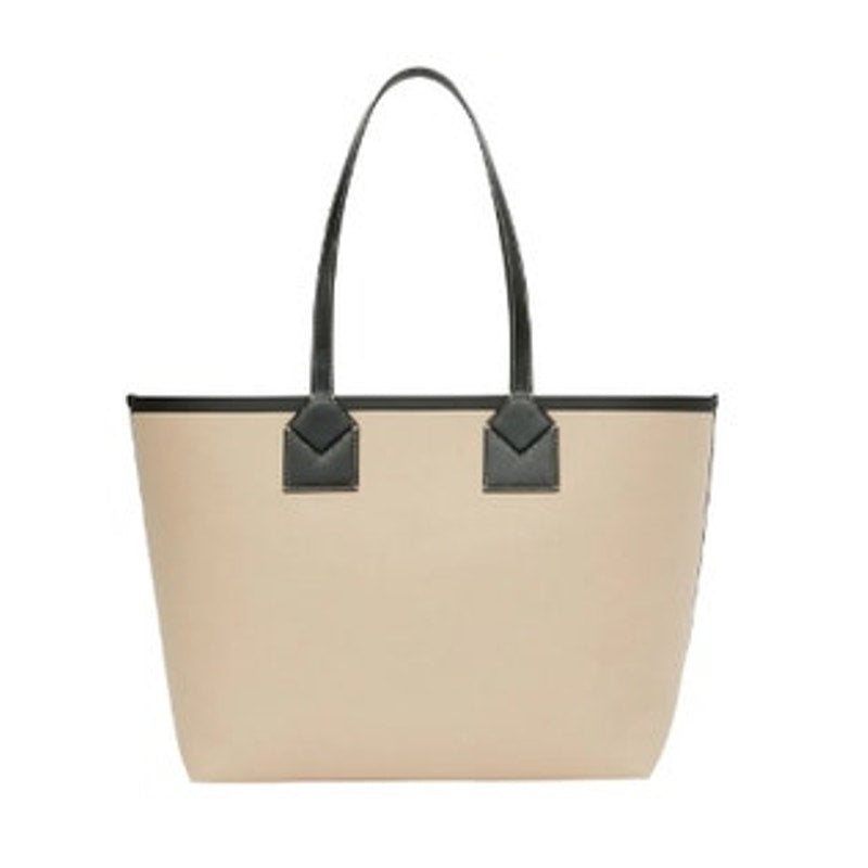 Burberry Ladies Beige Medium Heritage Dual Handle Tote