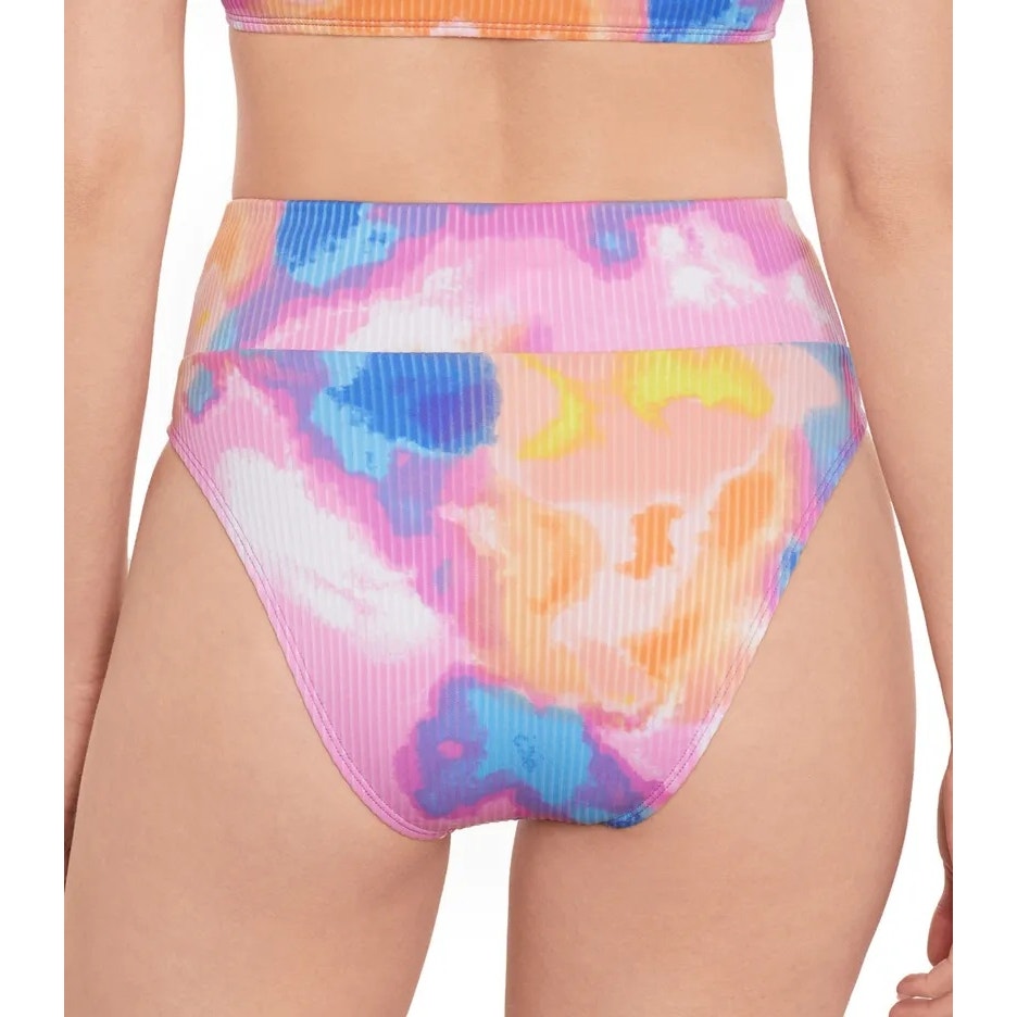 Salt + Cove Juniors' Tie-Dyed Bikini Bottoms In Multicolor