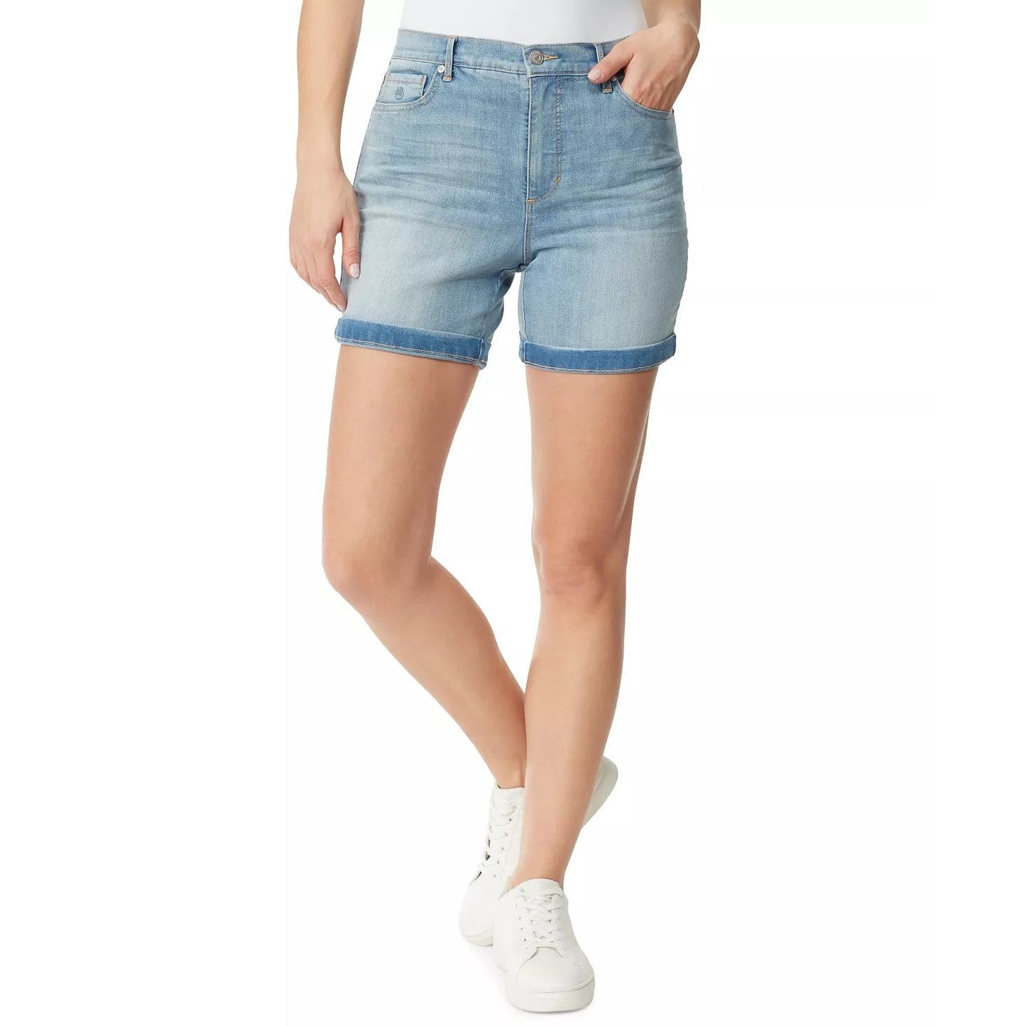 Gloria Vanderbilt Women's Amanda High-Rise Denim Shorts