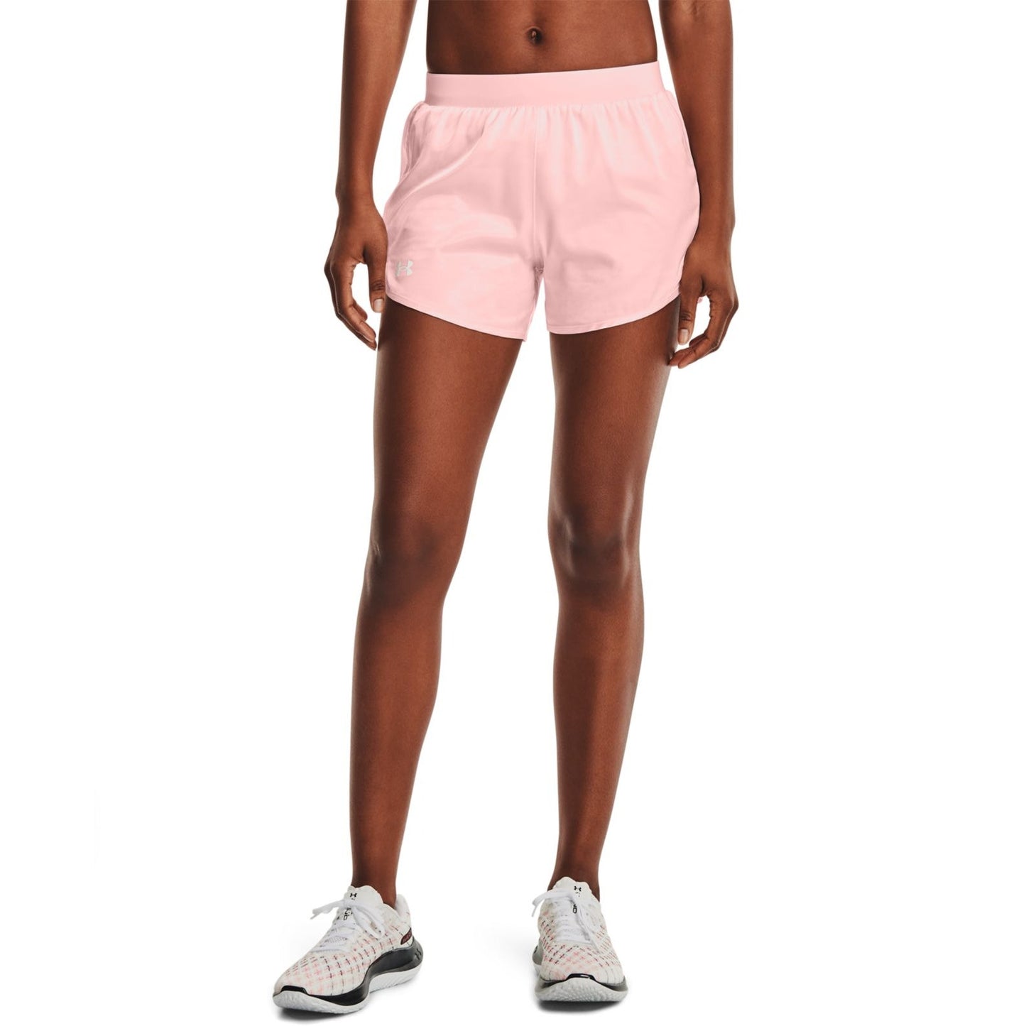 Under Armour Light Pink Athletic Shorts w/ Liner, Drawstring