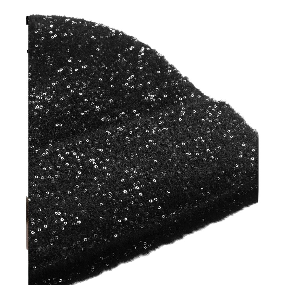 rag & bone Danni Sequins Beanie in Black