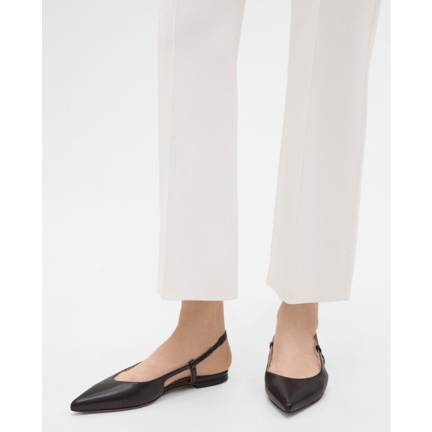 Theory Ladies Cropped Flare Pant in Crepe Knit