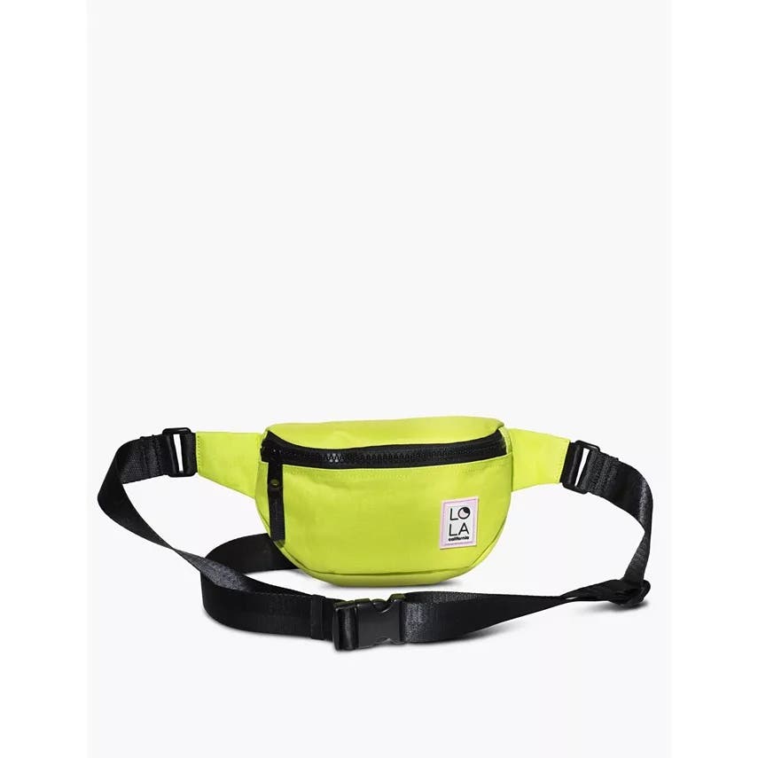 LOLA California Women's Sprite Moonbeam Small Bum Bag In Flourescent Yellow