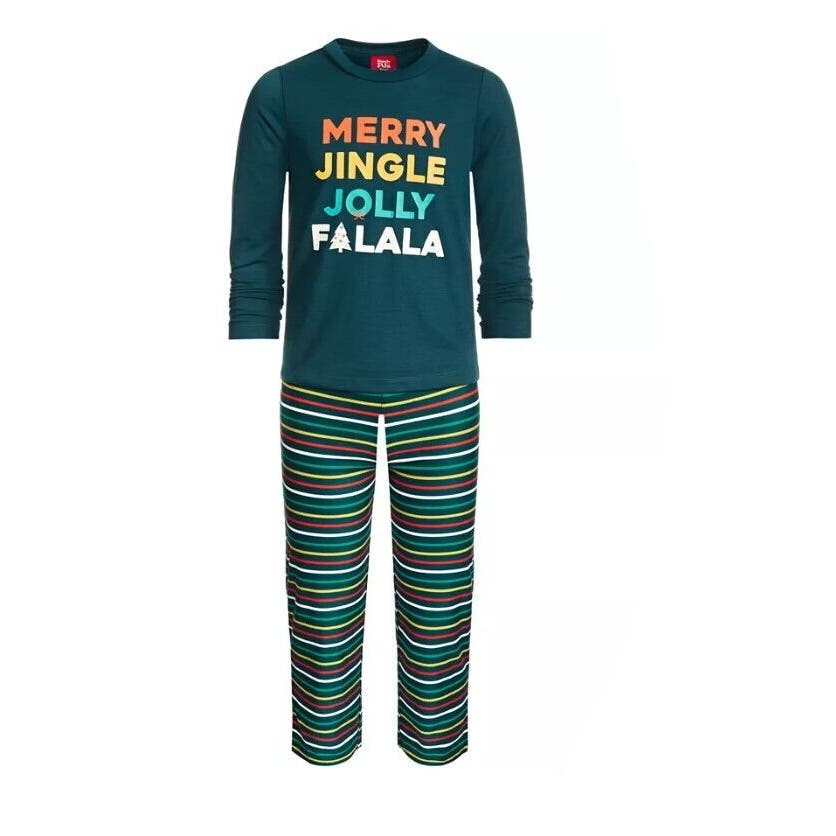 Family Pajamas Matching Kids Merry Jingle Mix it Pajama Set