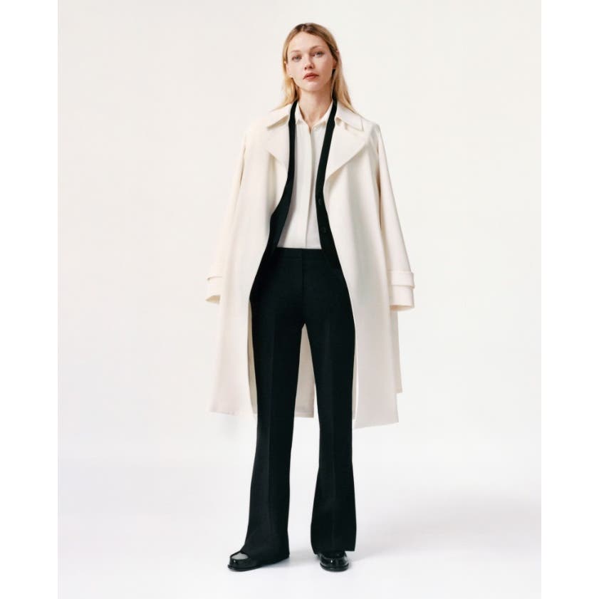 Theory Ladies Demitria Pant in Good Wool Black