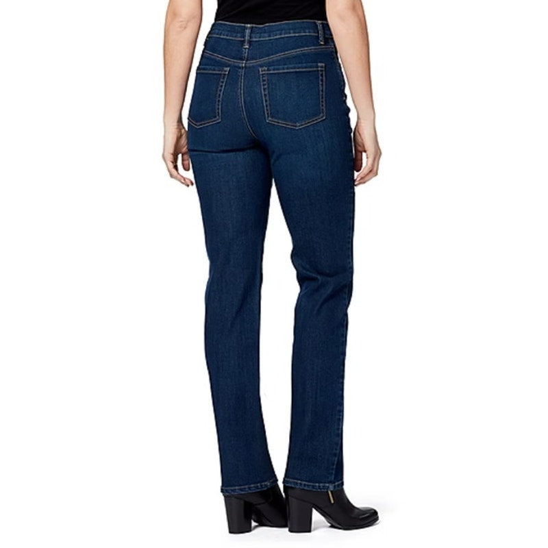 Gloria Vanderbilt Women's Petite Amanda Straight-Leg Jeans in Madison Wash