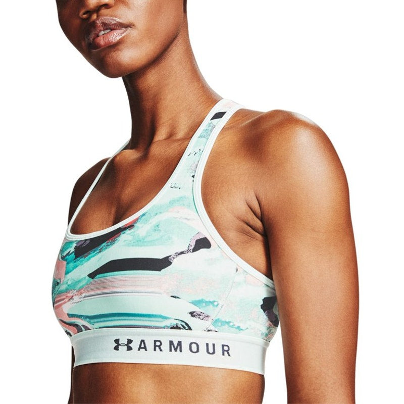 Under Armour Light Blue Padded Crossback Sports Bra