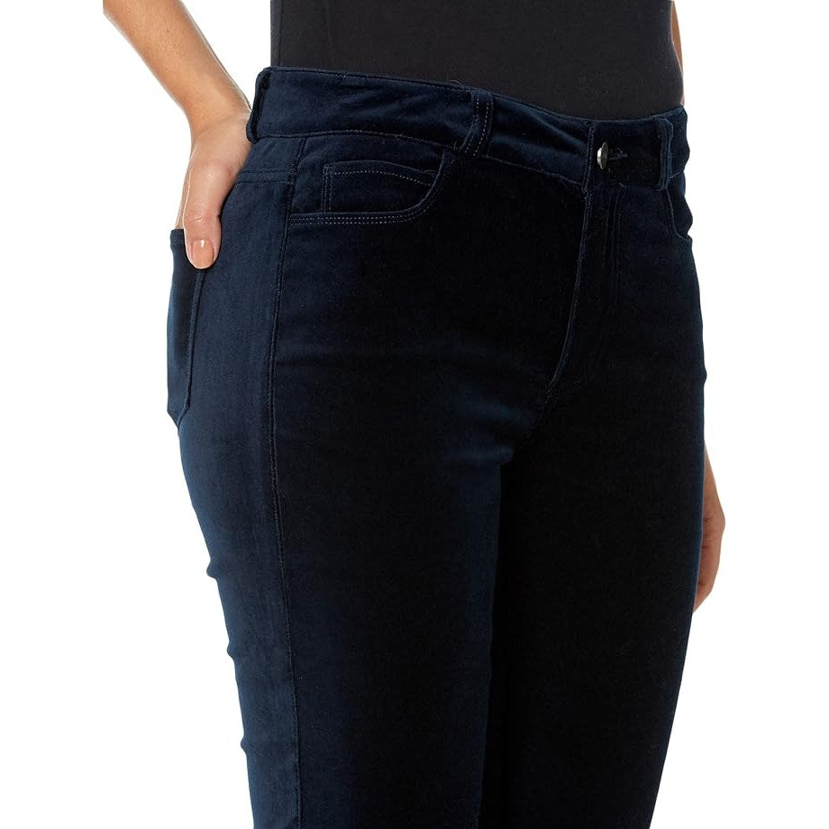Paige Women's Velvet Hoxton Ankle Jeans in Deep Navy, Size 24