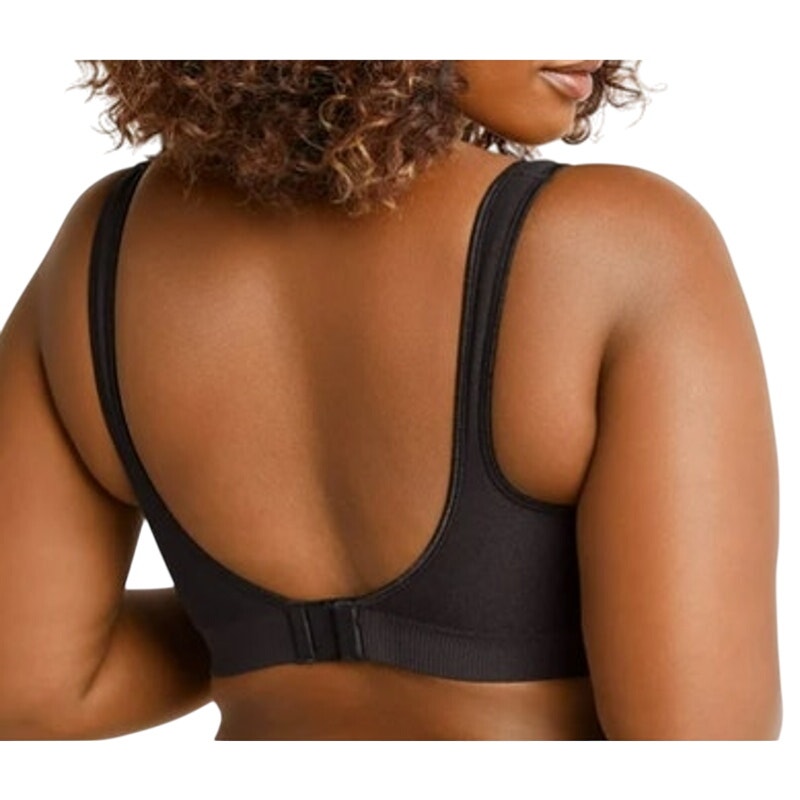 Bali Women's Cool Comfort Fabric Black T-Shirt Bra