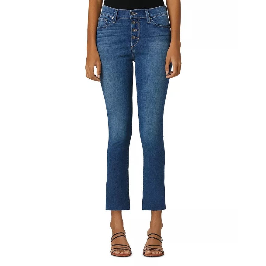 JOE'S JEANS Women's Crop Bootcut Jeans with Button Fly In Ishtar