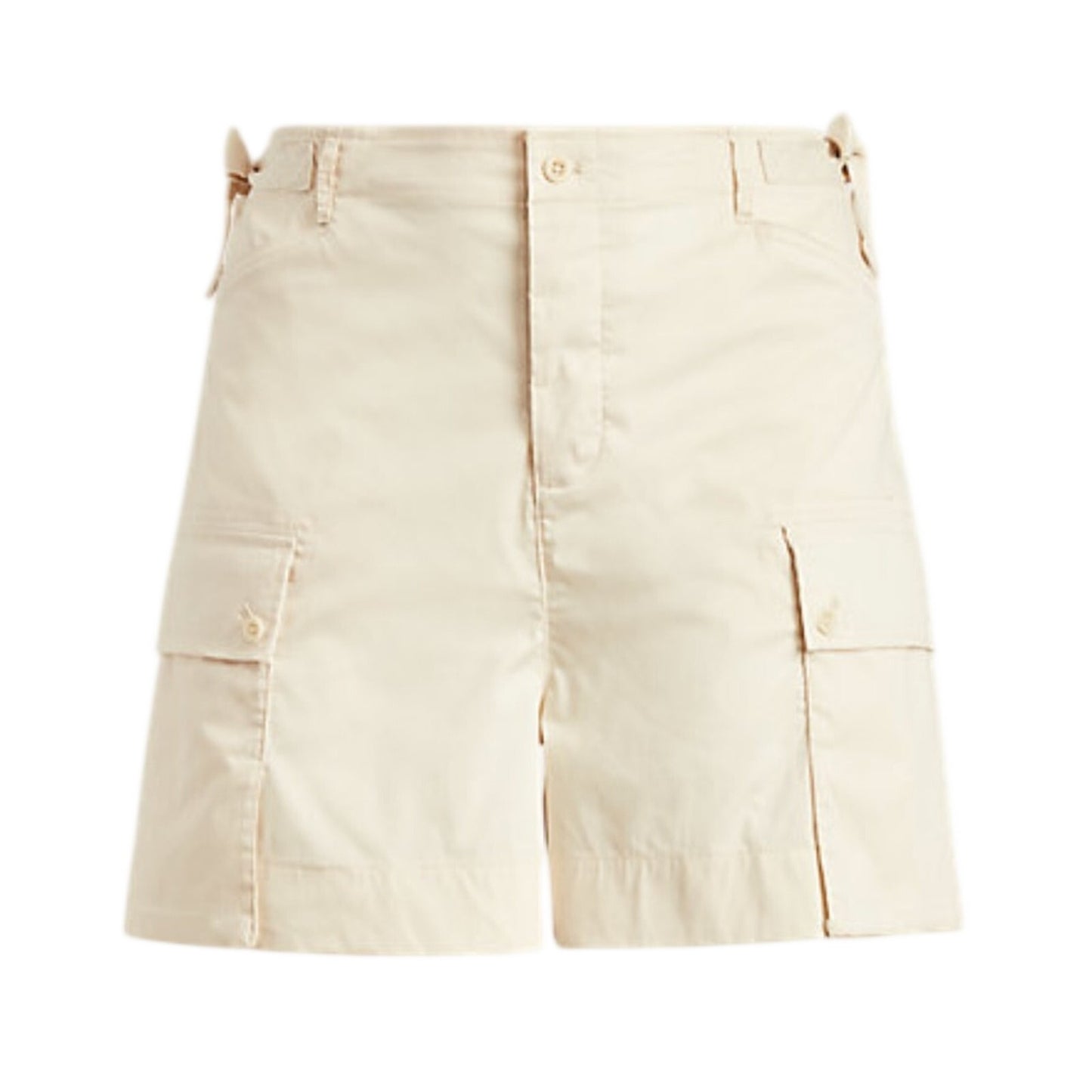 Lauren Ralph Lauren Women's Twill Cargo Shorts in Winter Cream