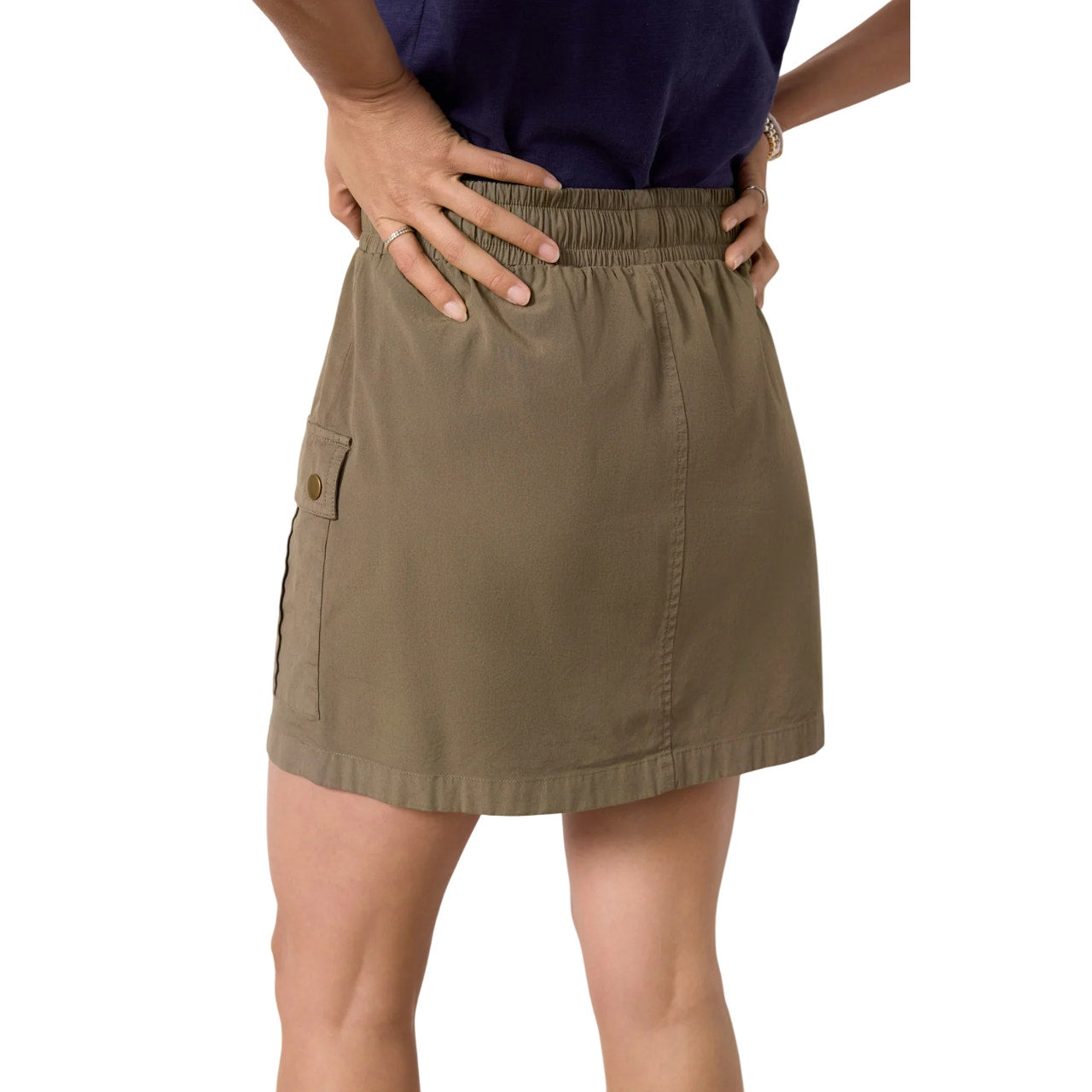 Sanctuary Women's Buro Green Pull On Cargo Skirt, Size Small