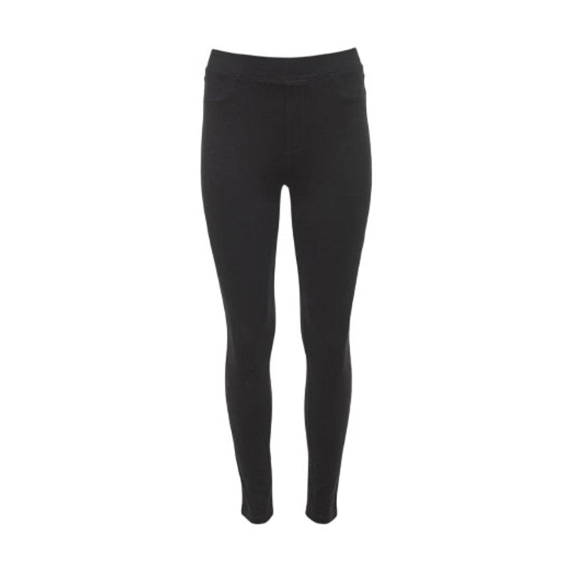 Sanctuary Women's Semi-High Rise Leggings in Black, Size Large
