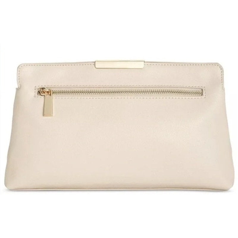 On 34th Women's "Redelle" Small Faux Leather Crossbody Bag in Travertine Cream