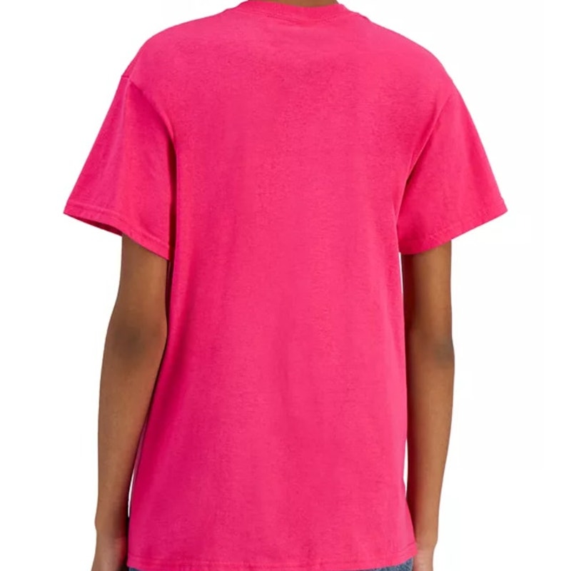 Love Tribe Juniors "I Am Kenough" Barbie Hot Pink Tee Shirt