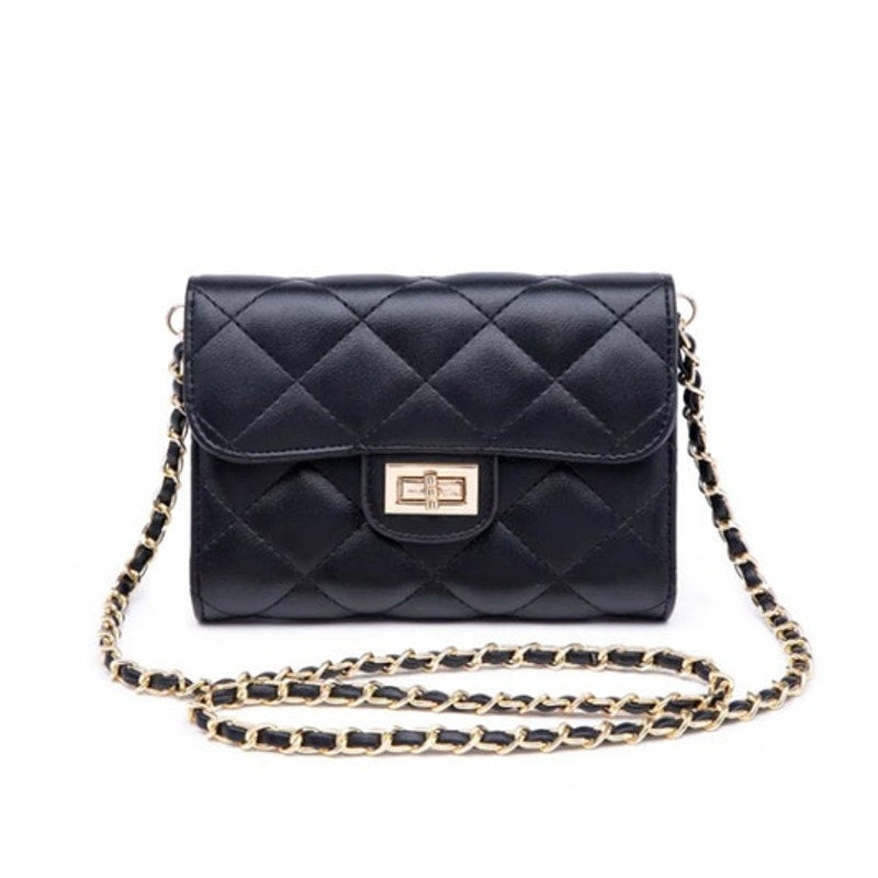 Urban Expressions Ladies Back Quilted "Wendy" Wallet w/ Gold Hardware, NWT