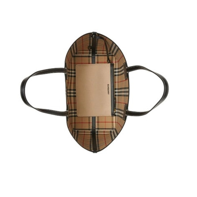 Burberry Ladies Beige Medium Heritage Dual Handle Tote