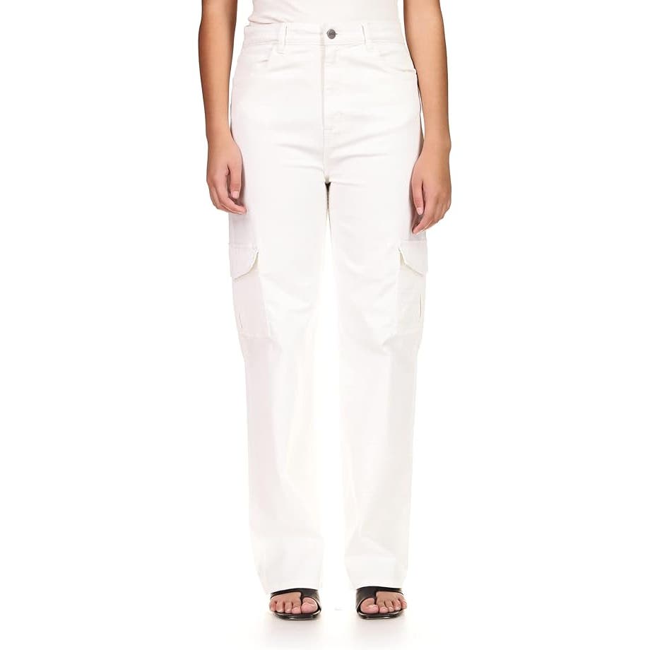 Sanctuary Flashback Cargo Pants In Cream