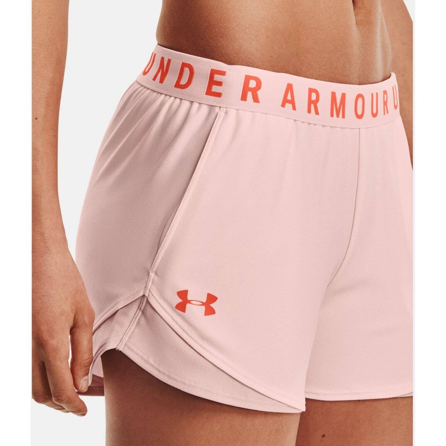 Under Armour Women's Play Up Shorts Beta Tint Particle Pink, NWT