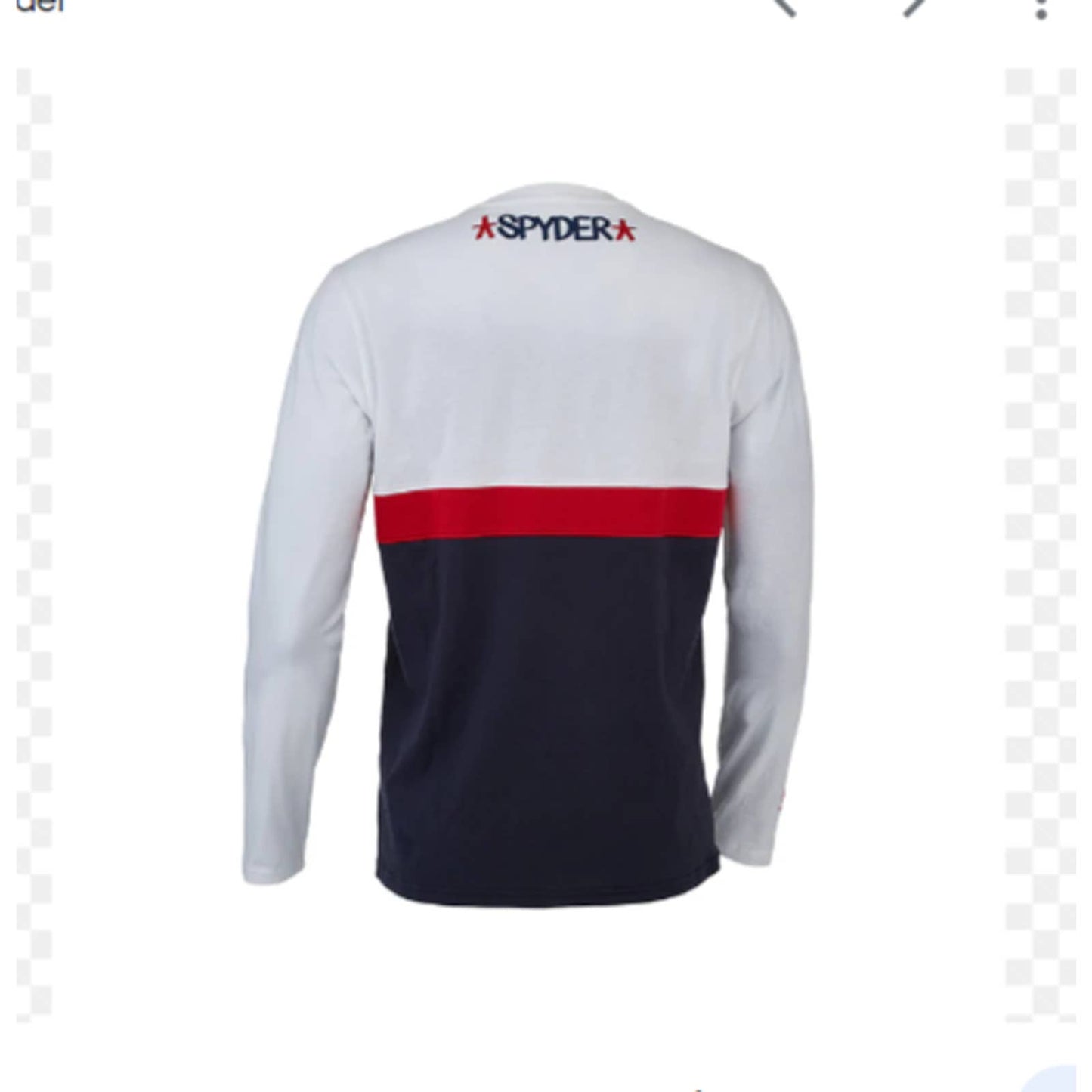 Spyder Spyder Men's Red, White, & Blue USA Haze Long Sleeve Tee Shirt