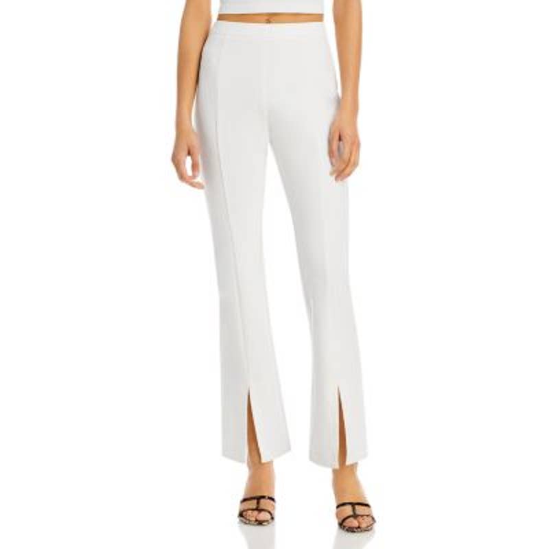 Lucy Paris Ladies Ribbed Knit "Kari" Pants w/ Slits